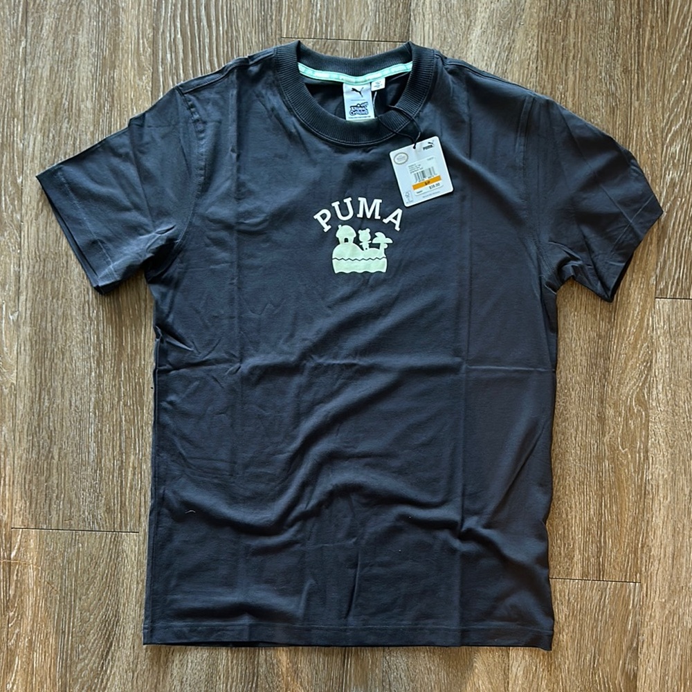 Puma Men's Black Animal Crossing Nintendo T-Shirt